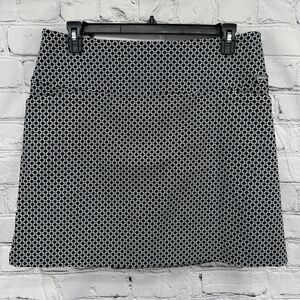 S.C. & Co. Skort Black & White Geometric XXL 360 Tummy Control Stretchy Comfort